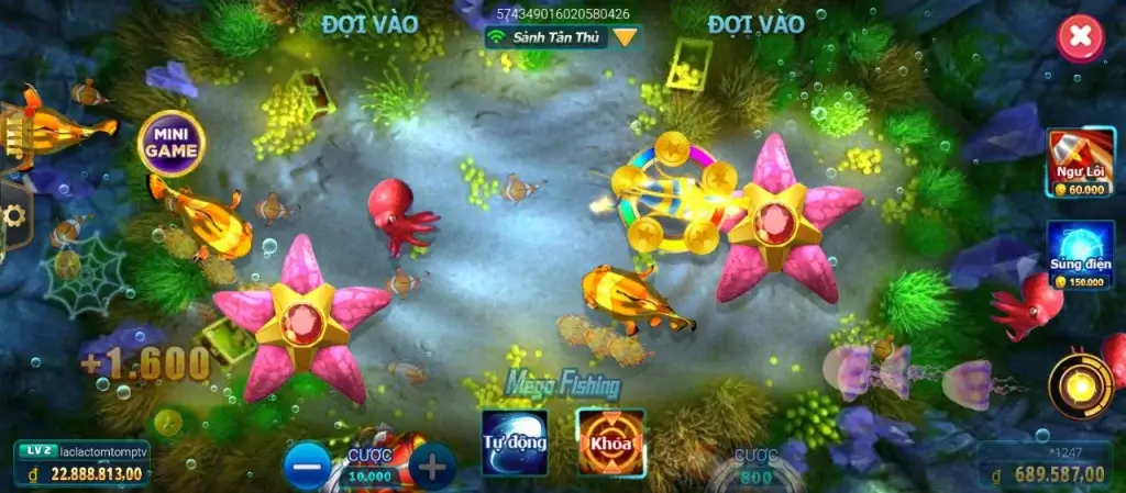 Mega Fishing LC79 – Bắn cá đổi thưởng cực mạnh tại lc79win, nhận quà vip79 hấp dẫn
