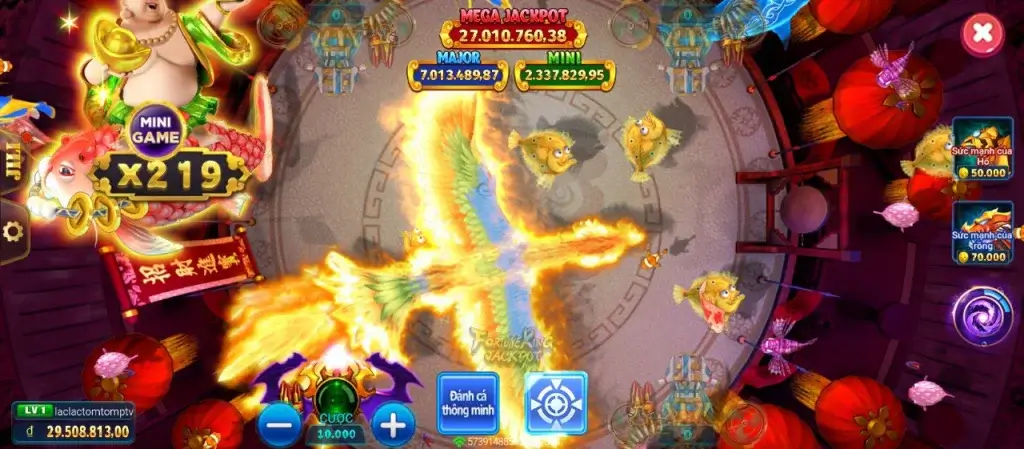 Fortune King Jackpot – Game nổ hũ thần tài siêu hot tại LC79 nhận code VIP79