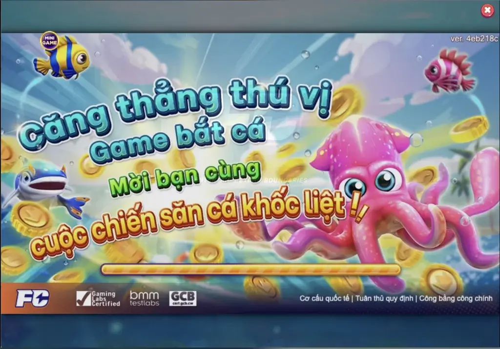 Ảnh giới thiệu Bắn Cá Fierce Fishing FC tại LC79 với bạch tuộc hồng – hướng dẫn săn Hải Vương, thưởng đến 2000x.