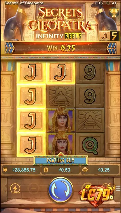 Secret Of Cleopatra (tên tiếng Việt: Bí Mật Của Cleopatra) — ảnh giao diện