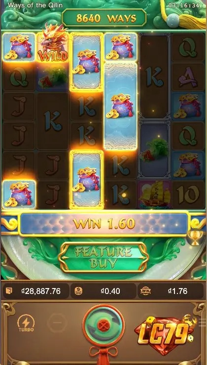 Ways Of The Qilin (tên tiếng Việt: Kỳ Lân Mách Nước) — ảnh giao diện