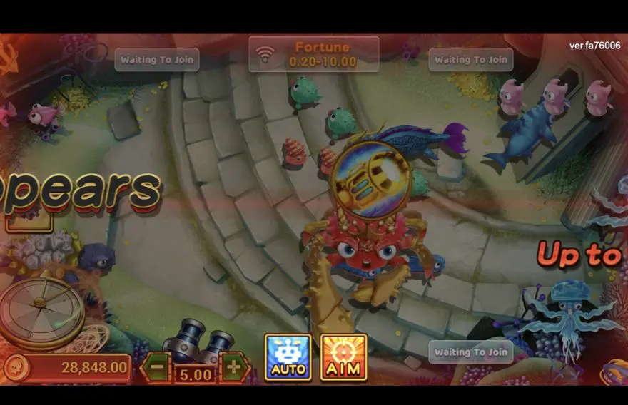 Ảnh màn hình gameplay game cách chơi Bao Chuan Fishing bắn cá đổi thưởng lc79 (slot) chơi tại LC79