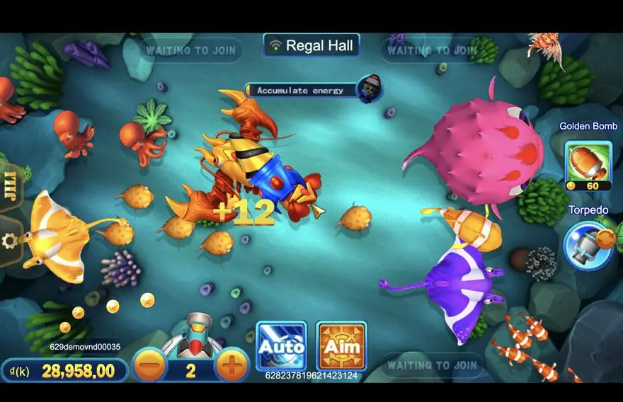 Ảnh màn hình gameplay game cách chơi Bombing Fishing bắn cá đổi thưởng lc79 (slot) chơi tại LC79