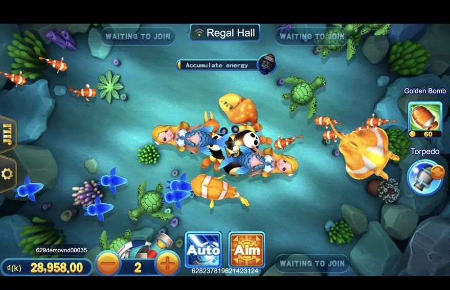 Ảnh bảng biểu tượng & tính năng game cách chơi Bombing Fishing bắn cá đổi thưởng lc79 (slot) chơi tại LC79