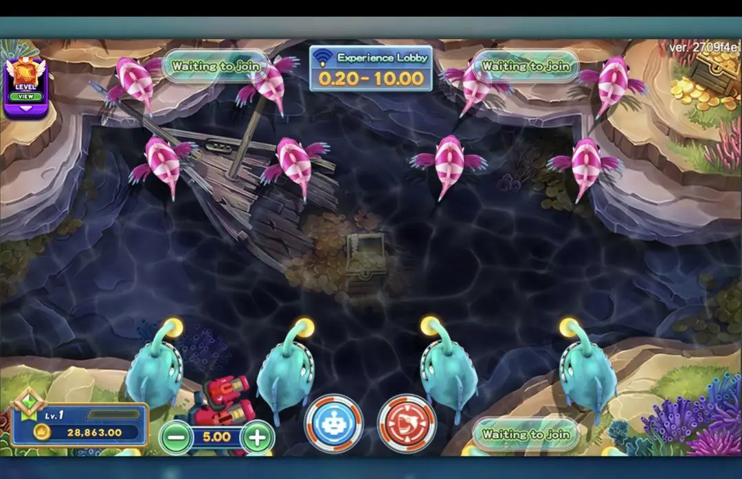 Ảnh giao diện chính game cách chơi Fierce Fishing bắn cá đổi thưởng lc79 (slot) chơi tại LC79