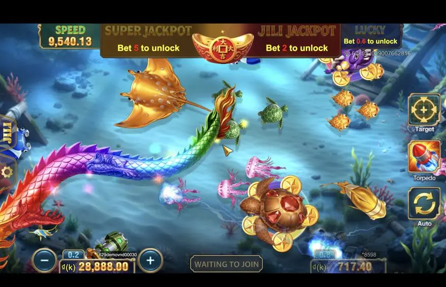 Ảnh bảng biểu tượng & tính năng game cách chơi Jackpot Fishing 2 bắn cá đổi thưởng lc79 (slot) chơi tại LC79