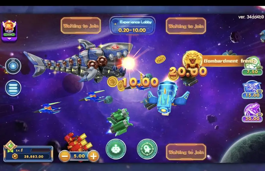 Ảnh màn hình gameplay game cách chơi Star Hunter bắn cá đổi thưởng lc79 (slot) chơi tại LC79