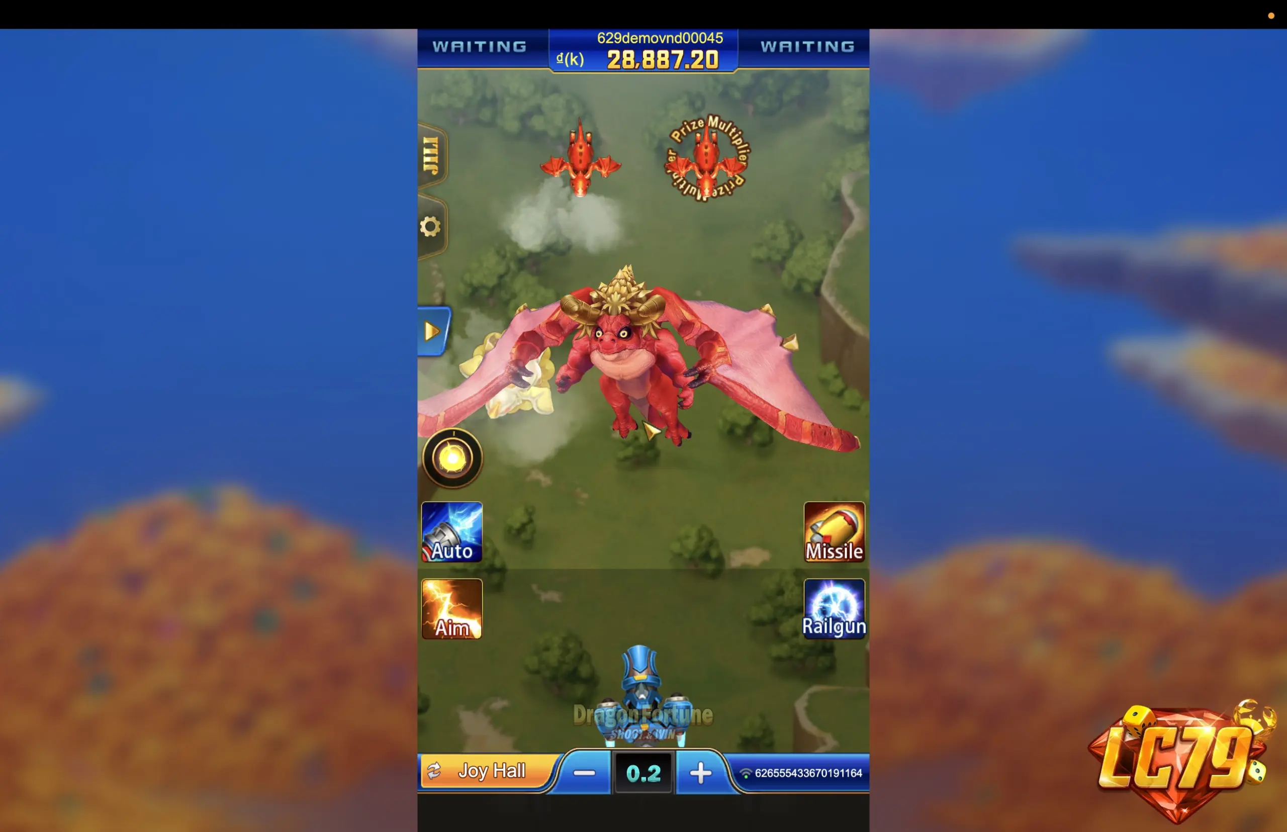 Dragon Fortune (Phi Long Tàng Bảo) - giao diện bắn rồng thật tại LC79