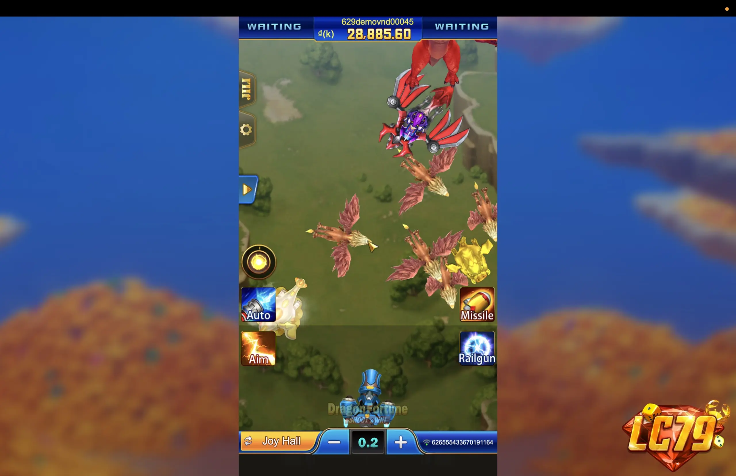 Dragon Fortune (Phi Long Tàng Bảo) - giao diện bắn rồng thật tại LC79