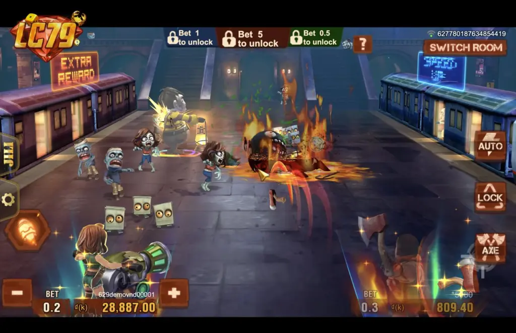 Ảnh giao diện chính game Fortune Zombie (JILI, mã (slot) chơi tại LC79