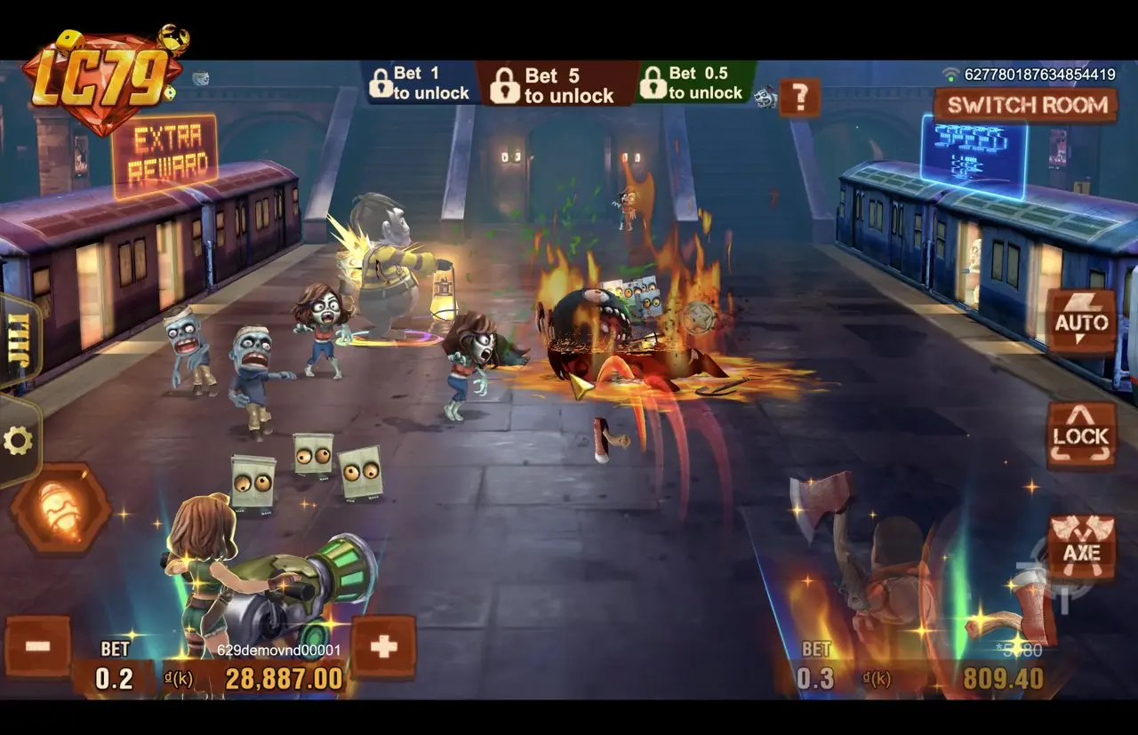 Ảnh giao diện chính game Fortune Zombie (JILI, mã (slot) chơi tại LC79