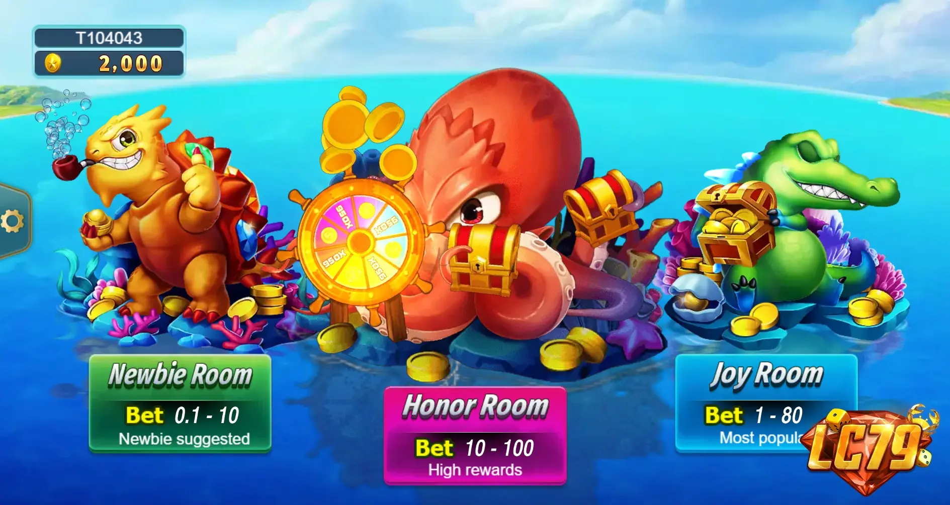Mega Fishing (Vương Giả Đánh Cá) JILI tại LC79